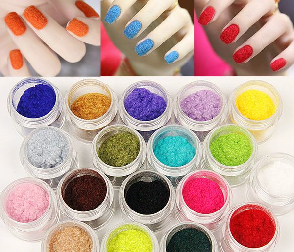 

wholesale velvet powder nail polish diy velvet powder candy-colored 23 colors nail beauty accessory 10bottle/lot, Silver;gold
