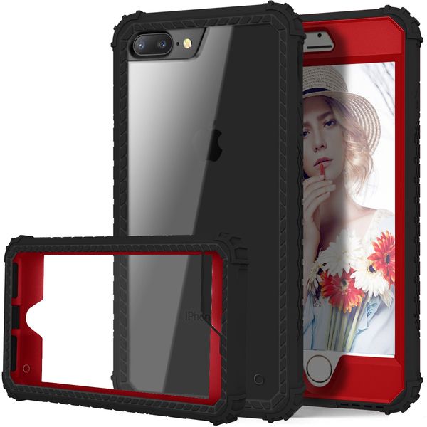 

hybrid phone cases shockproof full body cellphone case with tpu pc 2 layer impact protection designer phone case opp bag