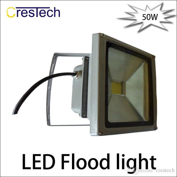 

led flood lamp with high lumens long lifespan with black and white housing to operation ip65 outdoor using