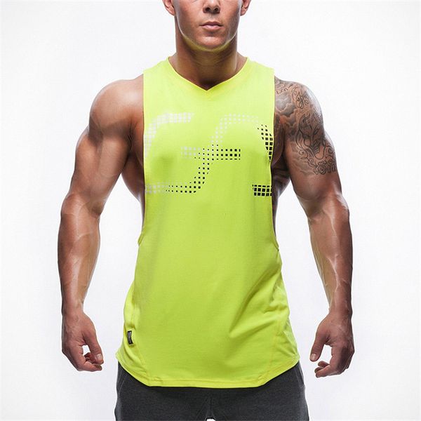 

muscleguys stringer tank men bodybuilding clothing fitness mens sleeveless gyms vests cotton singlets muscle, White;black