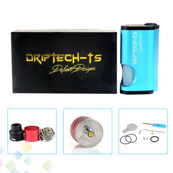 

Goon 528 DRIPTECH TS Squonker Box Mod V1.5 RDA Kit Fit 3pcs 18650 Battery 5 Colors Vaporizer E Cigarette DHL Free