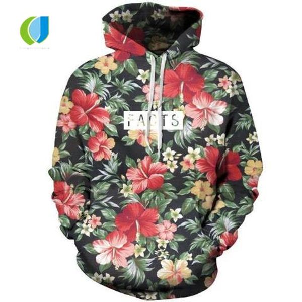 

2018 new 3d printing fashion hoodie sweatshirt men and women with color pattern hooded shirt casual sports hoodie, Black