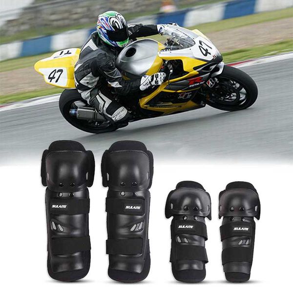 

kit protector for bike motorcycle bike racing skating 4pcs outdoor sports safety elbow knee shin armor gear guard pads, Black;gray