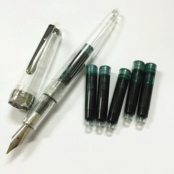 

transparent fountain pen ink gift package school supplies 0.5mm office supplies office accessories pen ink high quality