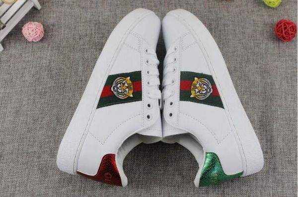 

Новый Туз Вышивка Маленькая Пчела Маленькие Белые Туфли Fashio Мужчины Женщины Низк