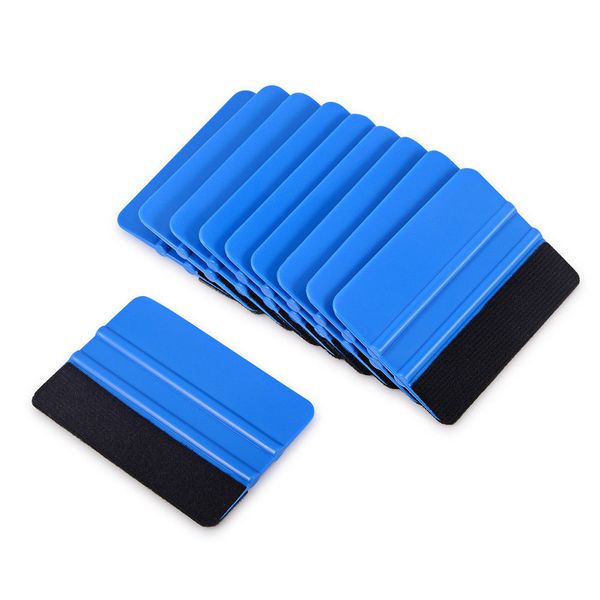 Blue Rubber Squeegee Window Tint Installation Vinyl Wrap Tools NO SCRATCH US