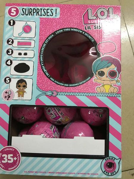 1Pc Bambola originale in palla Serie LoL 4 Bambole sorellina Cambia colore Giocattolo per bambini con accessori Buoni regali di Natale per bambini