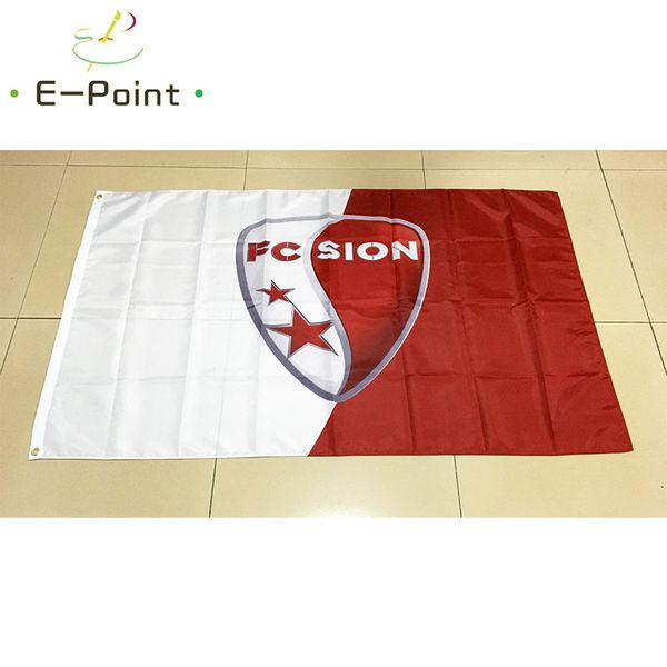 

Флаг Швейцарии FC Sion 3*5ft (90cm * 150cm) полиэстер флаг баннер украшения летающий домой са