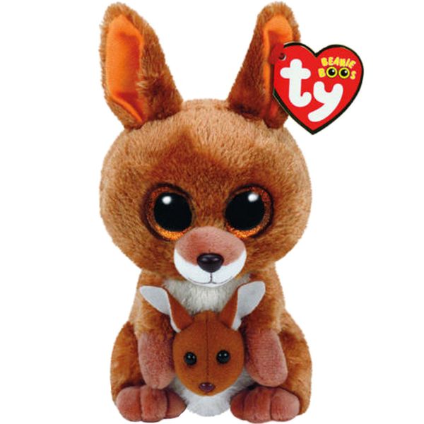 

Ty beanie boo brown kangaroo plu h toy kipper doll with tag 6 quot 15cm