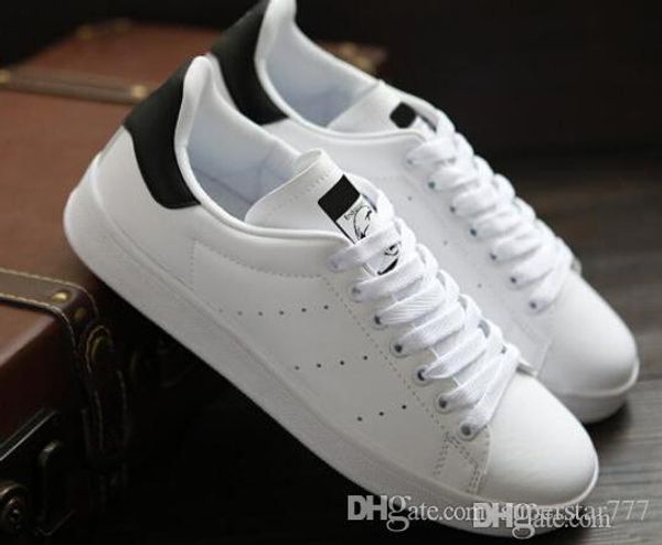 

fast shipping brand women men new stan shoes fashion smith sneakers casual leather sport running shoes gift, Black