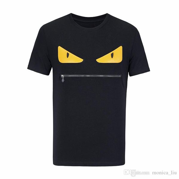 

2017 новый прилив Марка хлопок женщин мужчины смешные футболка симпатичные глаза п