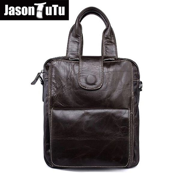 

jason tutu genuine leather bag retro men handbag cow leather messenger bags small shoulder bag 2017 good quality hn122