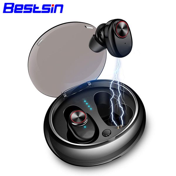 

Bestsin V5 Mini TWS Беспроводная Bluetooth стерео гарнитура V5.0 наушники-вкладыши наушники гар