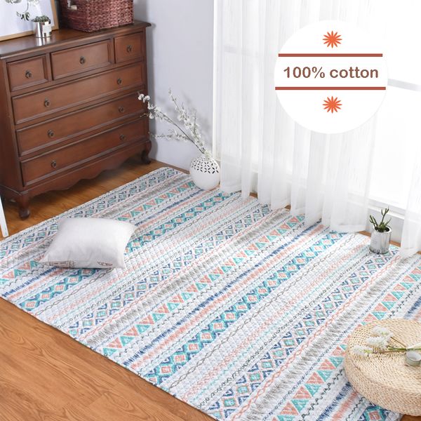 

infant shining american all cotton rug baby and non-slip mat tatami living room bedroom carpet machine washable mat