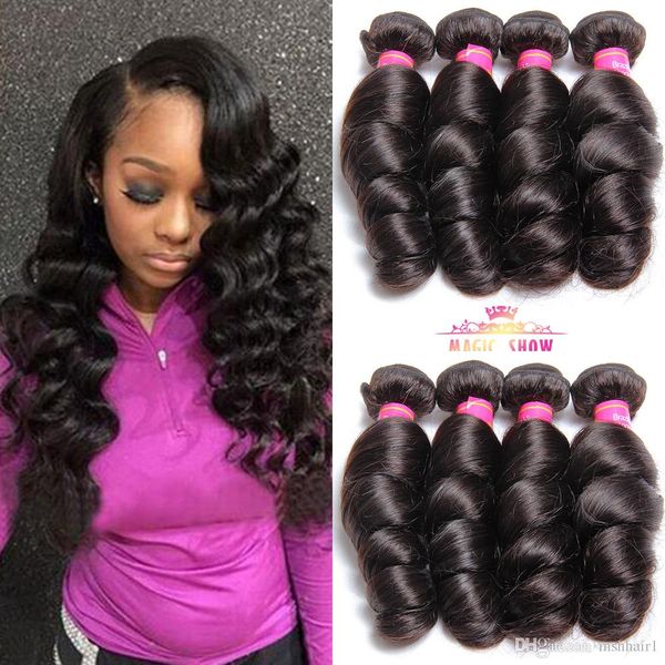4 Bundles Of Virgin Brazilian Loose Wave Hair 100 Unprocessed