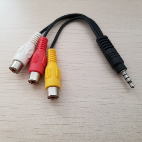 Optische Audiokabel 10 Teile Los 3 5 Mm Klinke Auf 3 Cinch