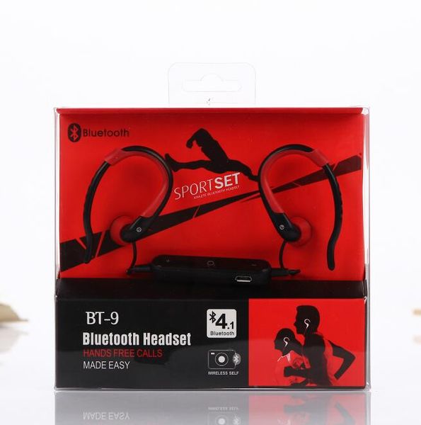 

bt-9 bluetooth-гарнитура беспроводные наушники наушники bluetooth 4.1 спорт работает стерео с микрофоном высокого качества