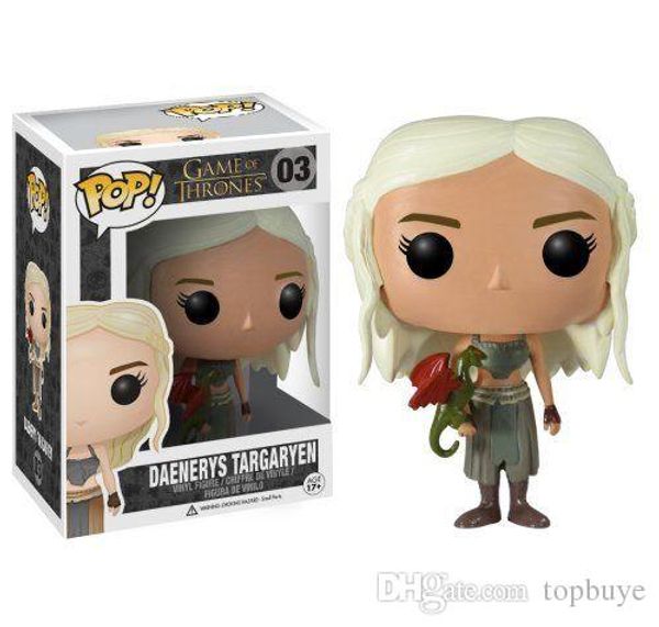 

new arrival funko pop game thrones daenerys targaryen vinyl action figure with box #03 popular toy good quality for children gift