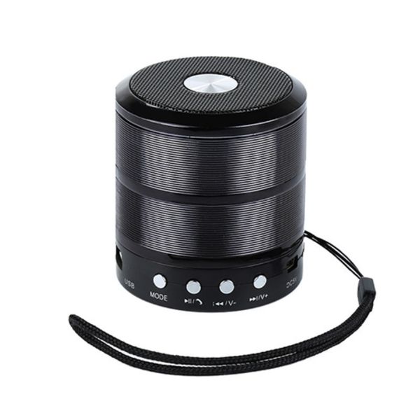 

Bluetooth Speaker Portable Wireless Speakers WS-887 Mini Column Stereo Music Sound Box Support FM Radio AUX TF Card USB Handfree Call