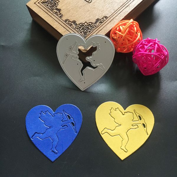 Love Heart Cutting Dies Stencil DIY Scrapbooking Embossing Paper Card Crafts