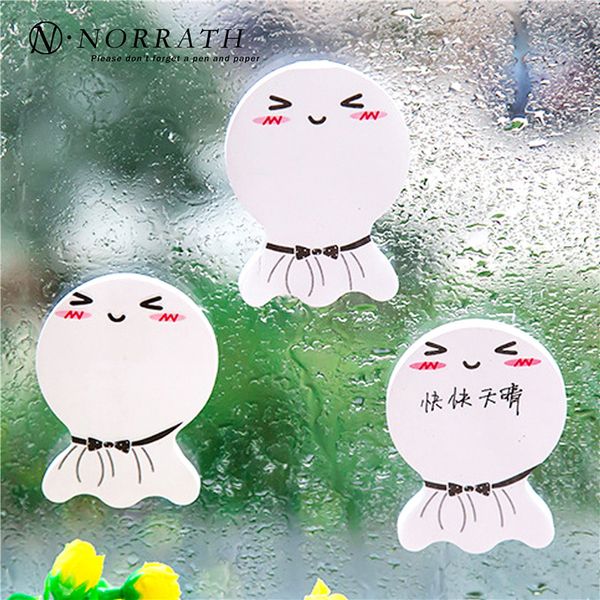 

2pcs/set cute sunny doll smily memo pad kawaii sticky notes lovely scratch paper korean stationery school office supplies gift