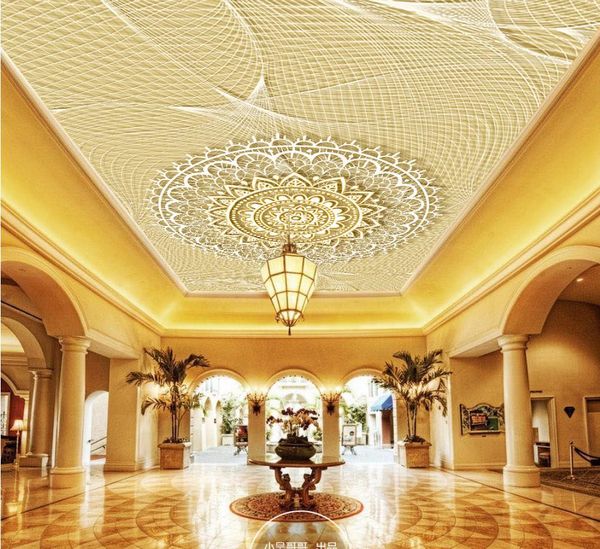 

decor wallpaper abstract lines of art ceiling european ceiling mosaic 3d wallpaper for bedroom
