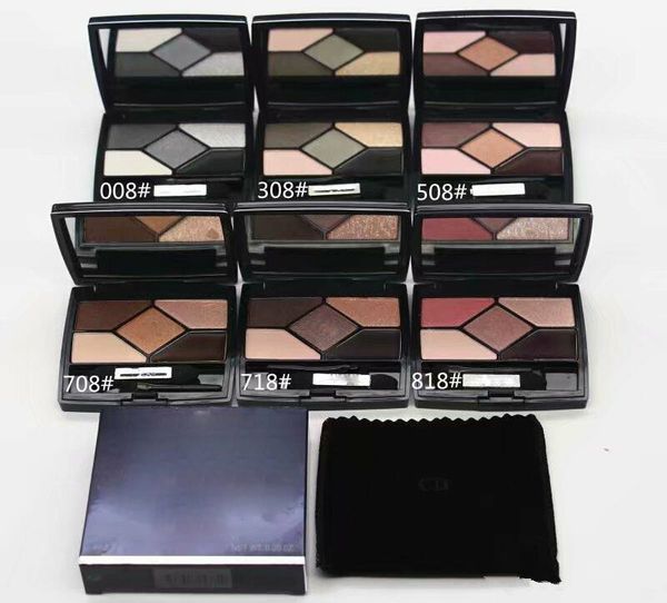 

Promotion new profe ional makeup 5 color eye hadow palette makeup palette long la ting 5 7g gift