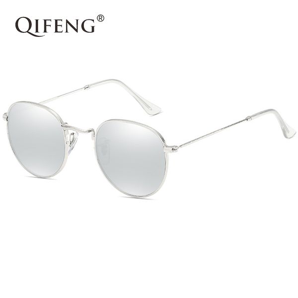 

qifeng fashion polarized sunglasses women men vintage driver oval sun glasses for uv400 female male driving fishing oculos qf036, White;black