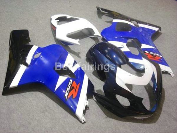 Kit de carenagem para SUZUKI GSXR600 GSXR750 2004 2005 azul branco preto GSXR 600 750 K4 K5 carenagens FF50