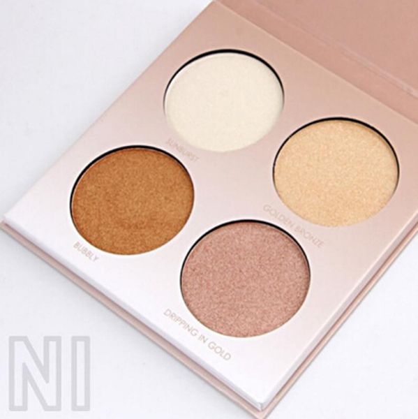 Shadow Miss Rose 4 Cores Makeup Highlighter Palette Contouring
