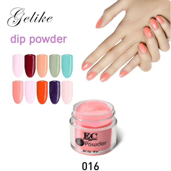 

gelike dipping powder without lamp cure nails dip powder natural dry long lasting than uv nail gel polish 10g / 10ml, Silver;gold