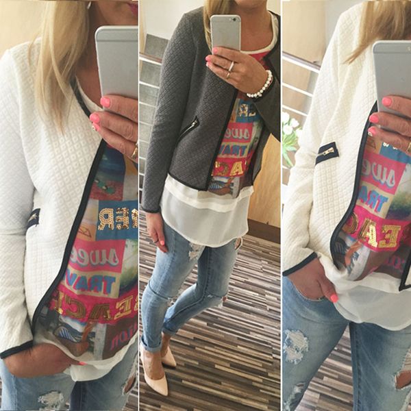 

lattice jacquard cardigan new fashion ladies cardigan short jacket, Black;brown