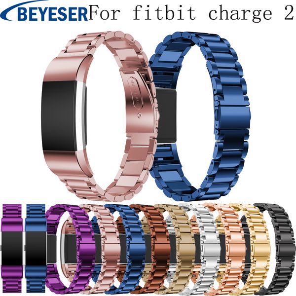 

replacement band strap for charge 2 band wrist bracelet watch strap stainless steel for charge 2 charge2 wrist, Black;brown