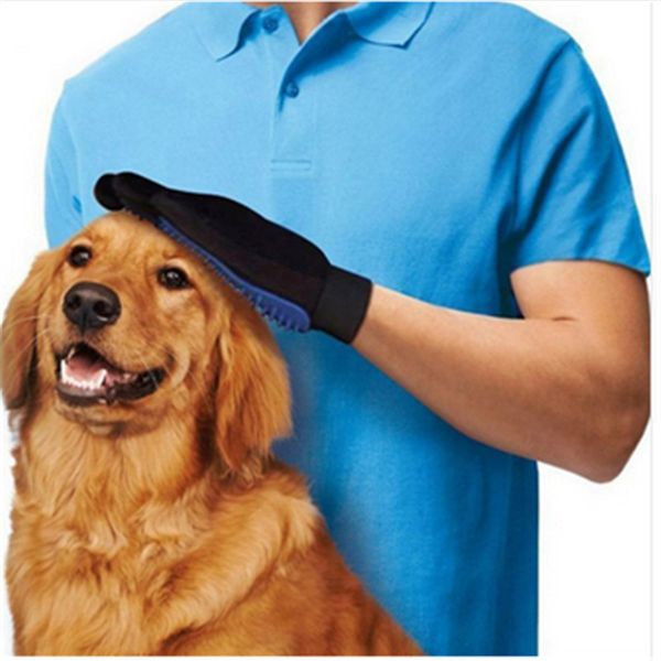 

silicone animal glove pet dog deshedding brush bath cleaning massage gloves tools