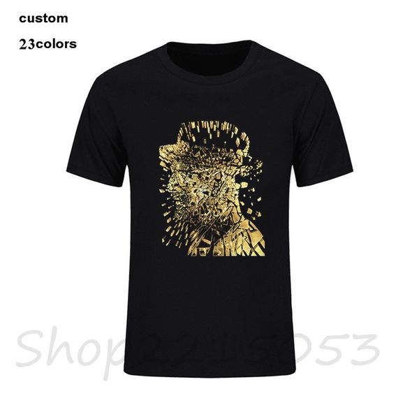 

99 percent pure crystal breaking bad t shirt men short sleeve tees black tshirt clothing teenboys heisenberg t-shirts, White;black