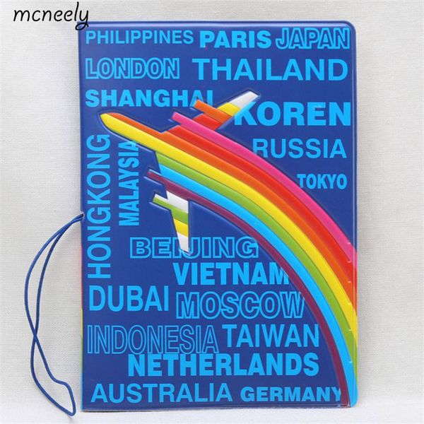 

travel around the world passport covers for unisex, pu leather bag passport holder wallets pasaporte case, Brown;gray