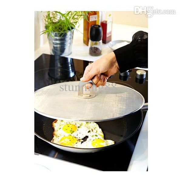 

wholesale-1 piece 13 inch stainless steel splaer screen, pot lid