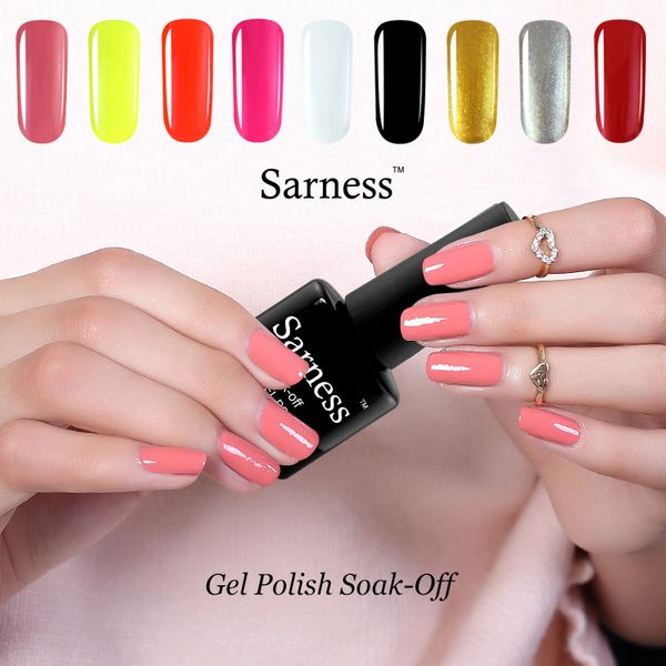 Acheter Sarness 8ml Vernis à Ongles Uv Gel De Vernis à Ongles Fashion Set Soak Off Vernis Semi Permanent Esmalte Nail Art Vernis Gel Couleur De 3465