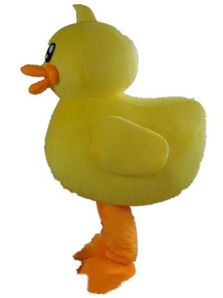 2018 Hochwertiges Hot the Head Maskottchenkostüm mit großer gelber Ente für Erwachsene