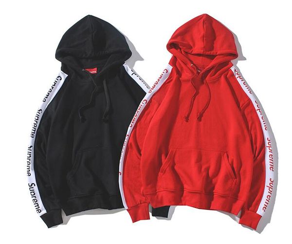 

мужчины толстовки осень Марка одежда куртка мужчины Supreman хип-хоп ретро лоскутное