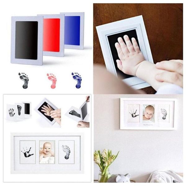 

clean-touch ink pad hand & footprint makers baby souvenirs baby handprint footprint p frame kit hand & makers