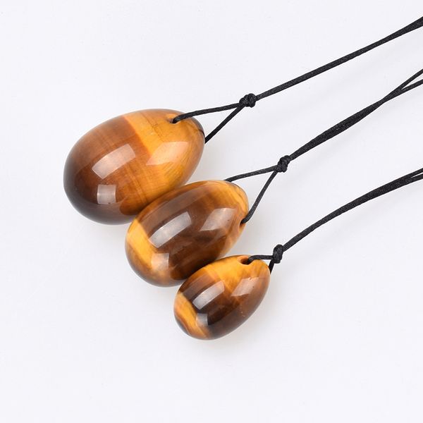 

tiger eye egg drilled gemstone jade eggs for women exercise crystal magic wa balls massage