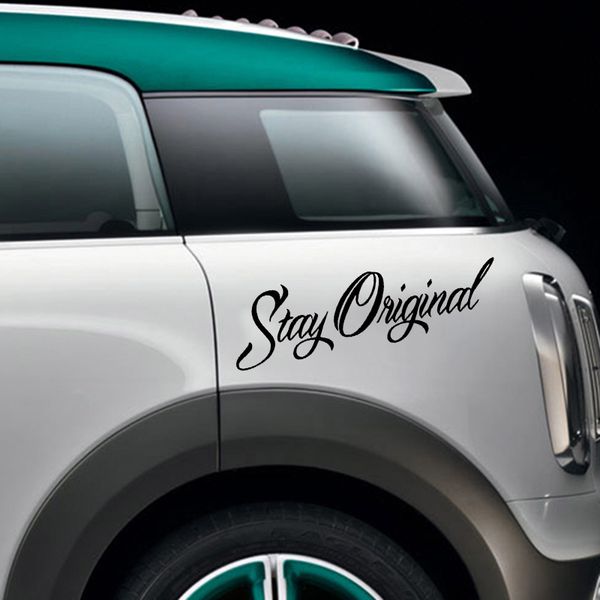 

stay original sticker funny drift car window decal racing jdm