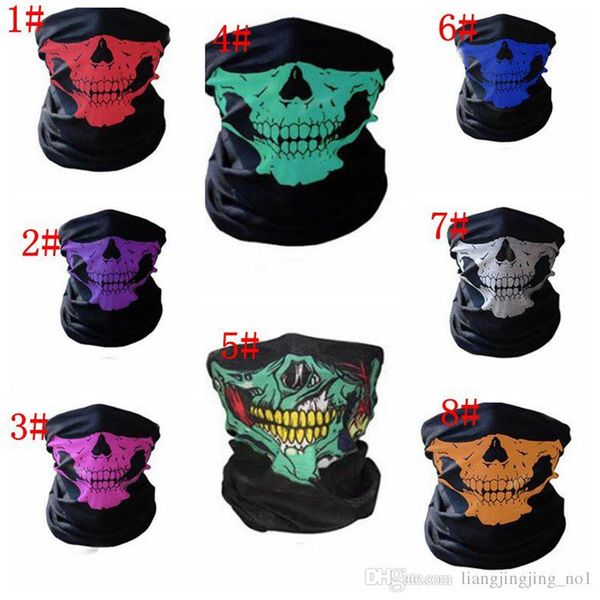 

outdoor seamless magic skull scarf face mask scarf cycling riding masks warm neckerchief outdoor facial mask t1i089