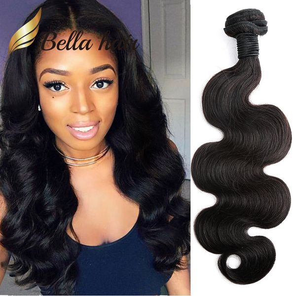 Brazilian Hair Weave Bundle Natural Black Color Human Hair