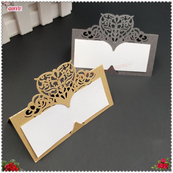 

new 50pcs wedding party decoration favor laser cut heart shape table name card place card table name place cards 6zsh871-50