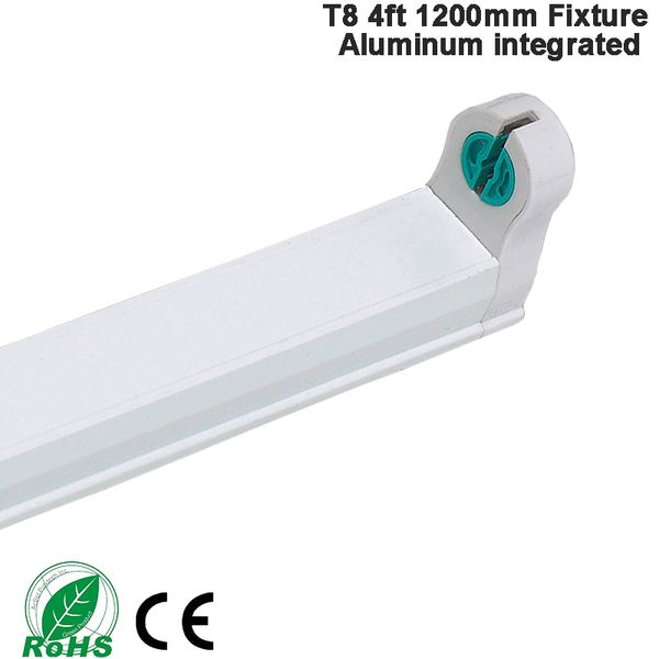 

led tube fixture t8 4ft 1200mm integrated aluminum support bracket with 15cm cable ing