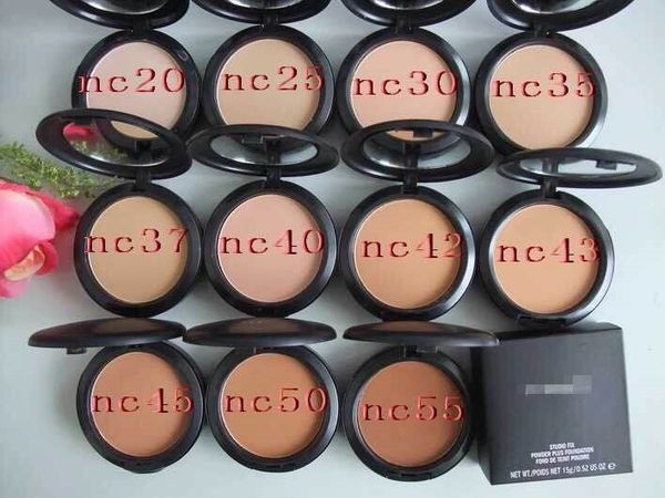 

10pc brand makeup tudio fix powder plu foundation face powder with puff 15g hipping