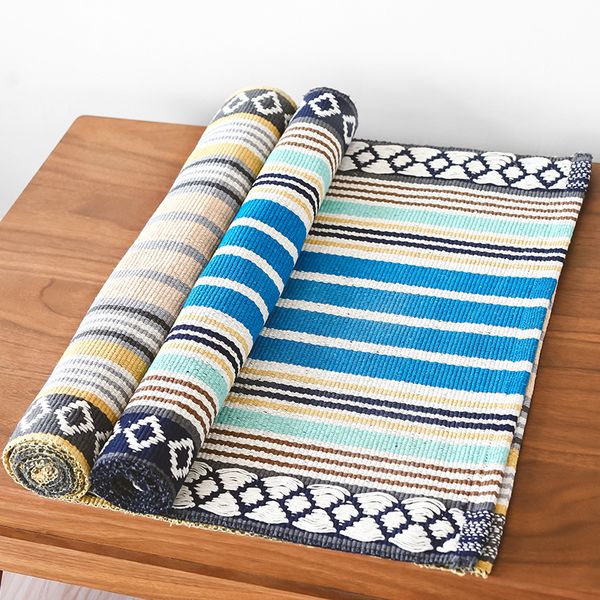 

cotton carpet living room dining bedroom area rugs anti-slip hallway floor mats modern bathroom carpet yoga mat home textile