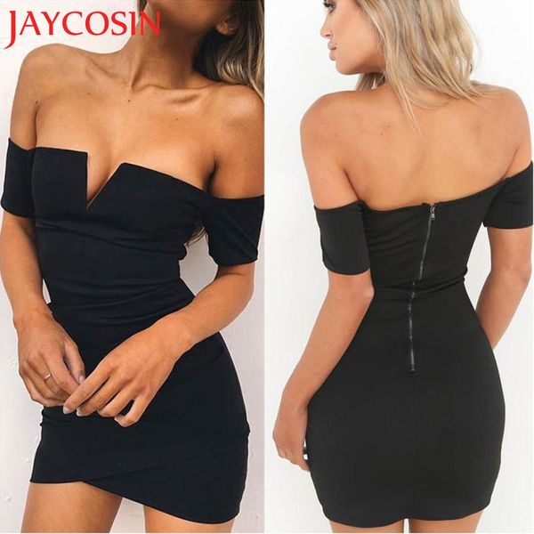 

2018 dress women ladies casual sleeveless v neck evening party short mini dress dropshipping july 30, Black;gray